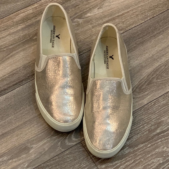 American Eagle Outfitters | Metallic Slip On Shoes - Picture 3 of 6